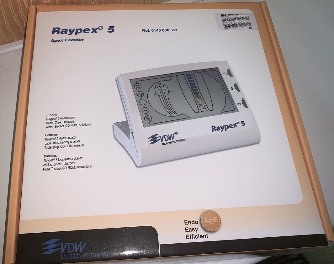 Raypex 5 - цифровой апекслокатор 5-го поколения, VDW (1 год гаратии) Raypex 5 - цифровой апекслокатор 5-го поколения, VDW (1 год гаратии)