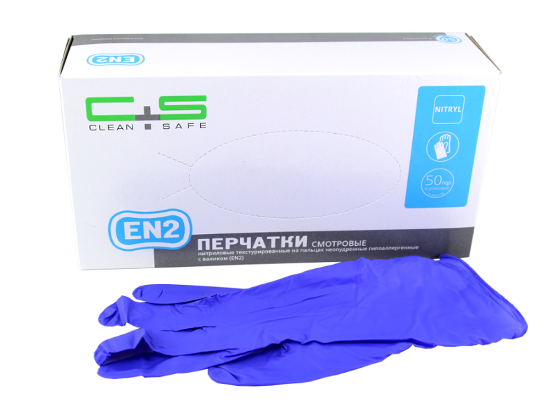 Перчатки Clean & Safe, нитрил (50 пар) Перчатки Clean & Safe, нитрил (50 пар)